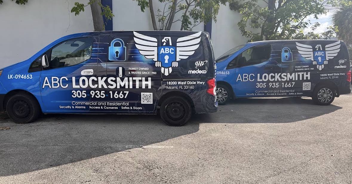 ABC Locksmith fleet van wraps